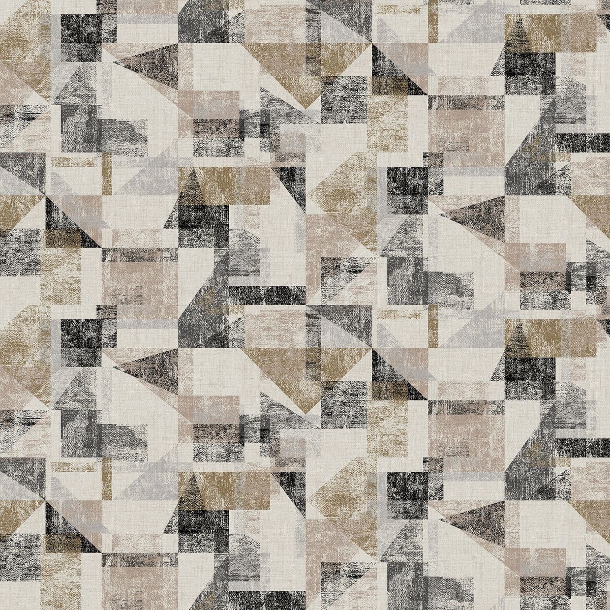 Fraction Amber Gold Roman blind