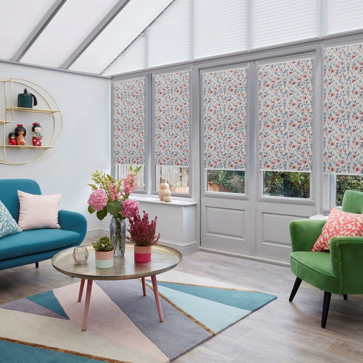 Grace Lavender Conservatory Roller blind