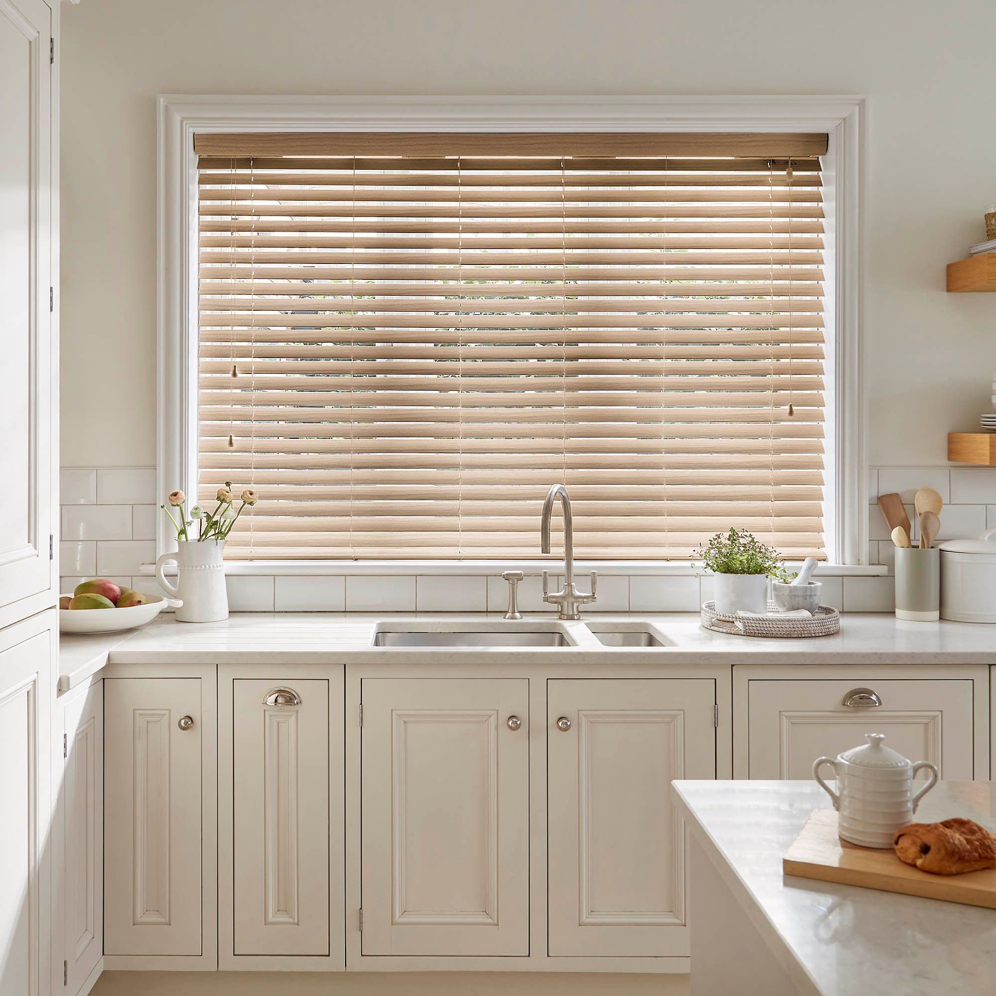 Mirage Rich Oak Faux Wood Venetian