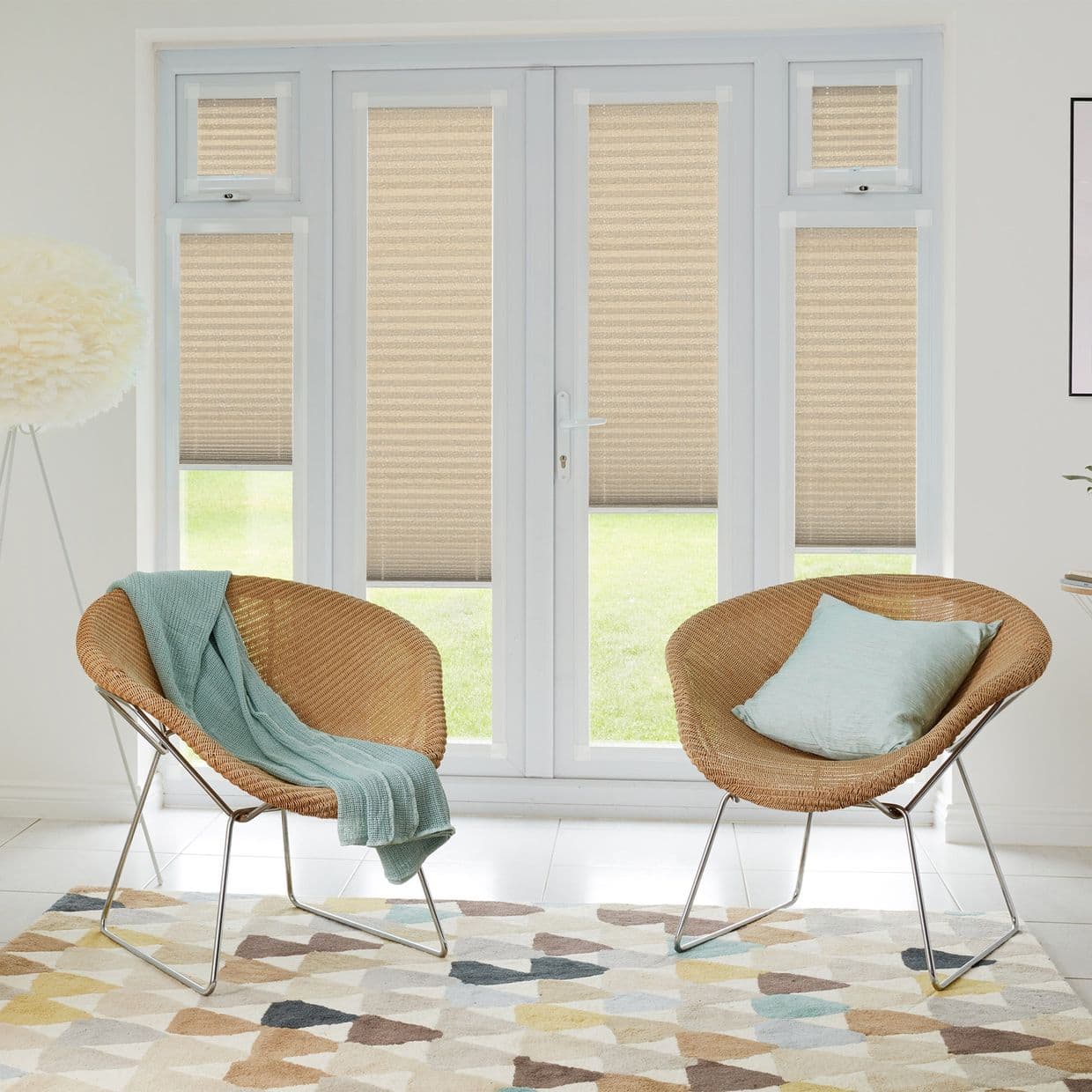 Highgrove Peach Perfect fit Pleated blind
