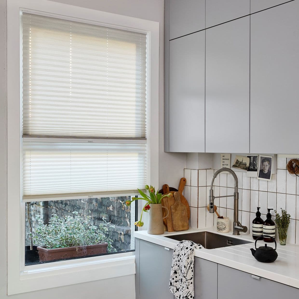 Grenoble Cream Pleated Blind