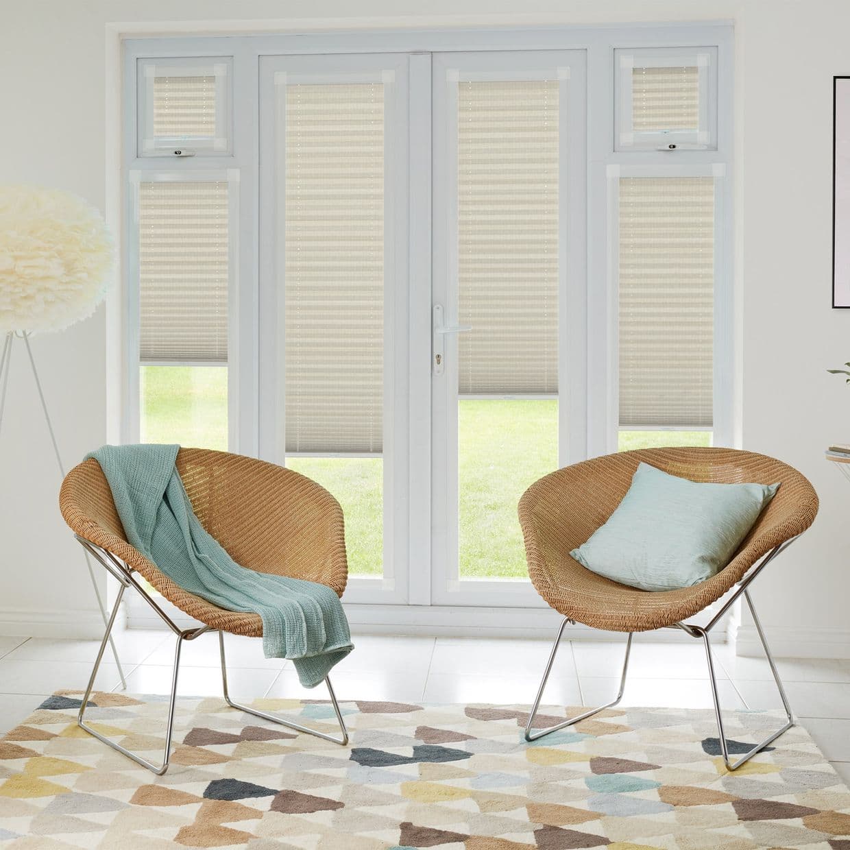 Bali Ivory Perfect fit Pleated blind