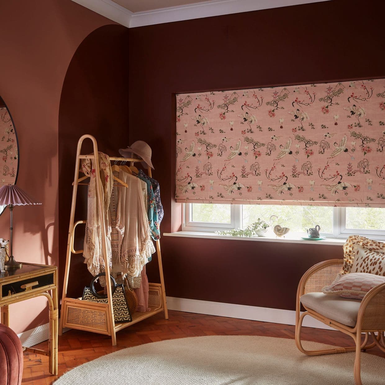 Food Babies Blossom Roman Blind