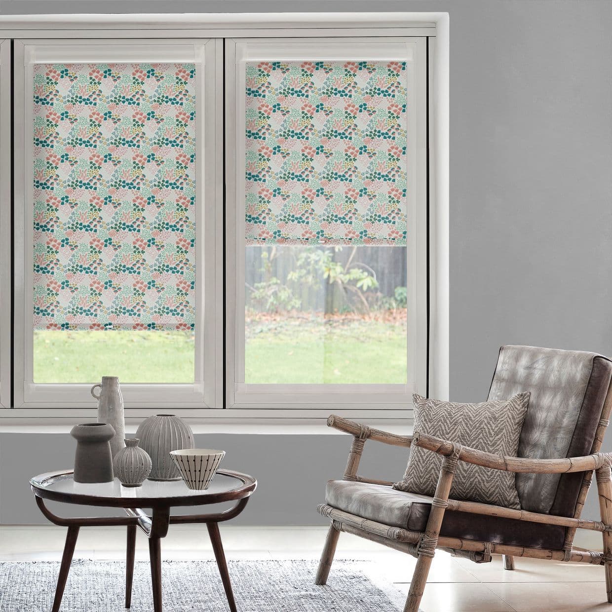 Lorena Blackout Bloom Perfect Fit Roller blind
