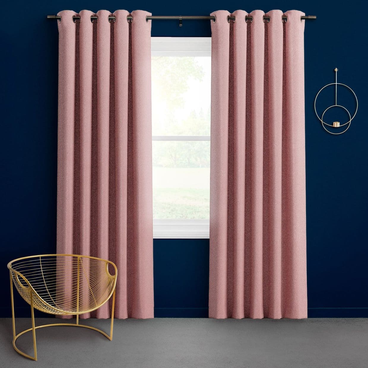 Darcia Velvet Rose Curtain