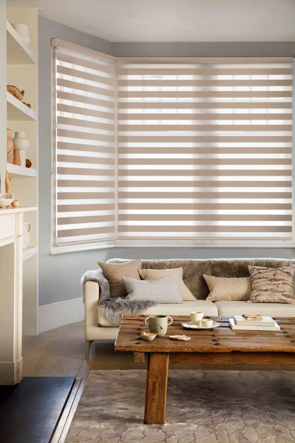 Prism Taupe Day and Night Blind