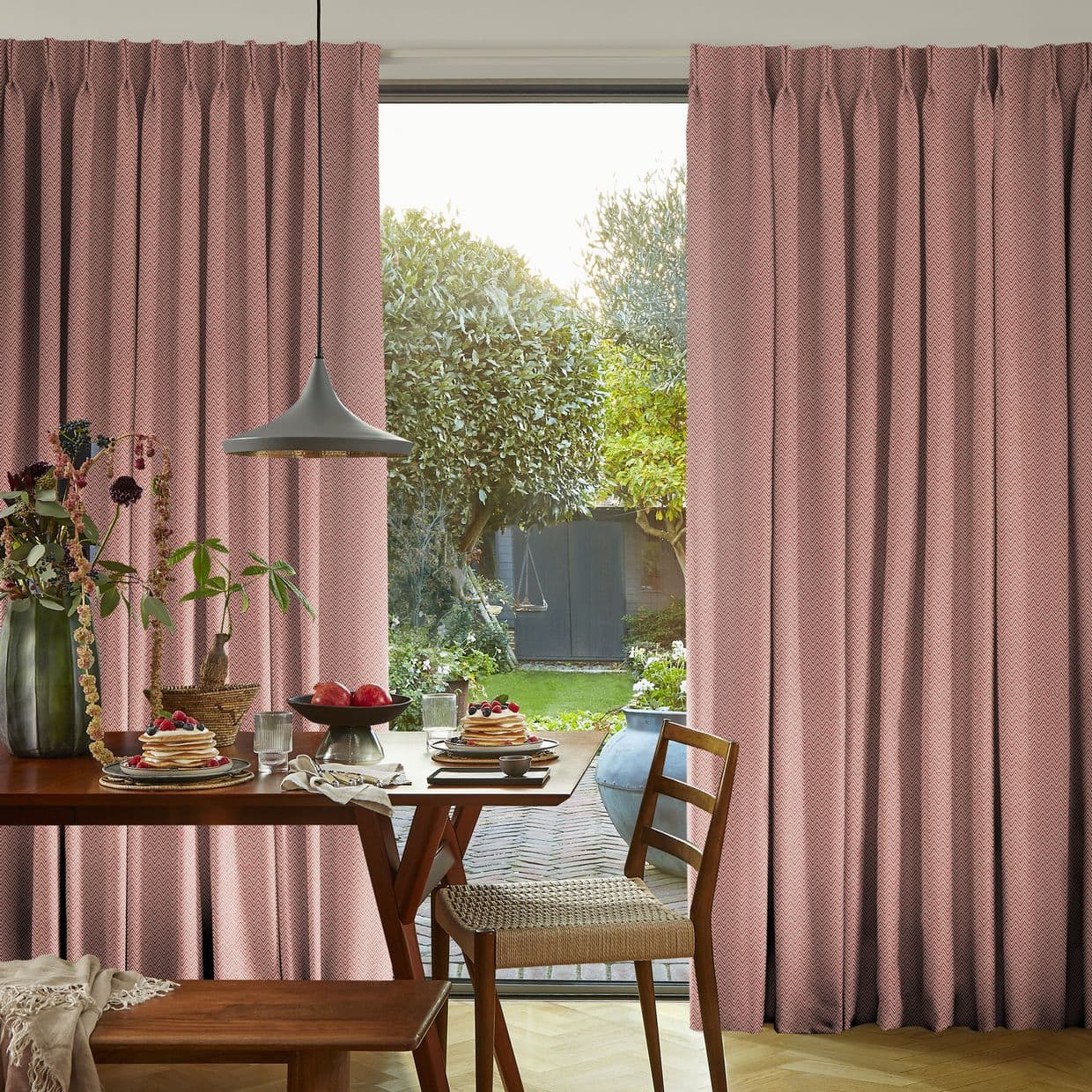 Pippa Coral Curtain