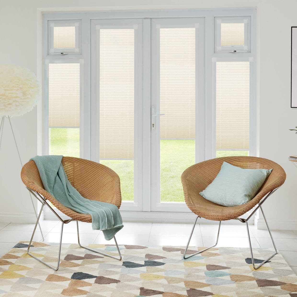 Moreno Cornsilk Perfect fit Pleated blind