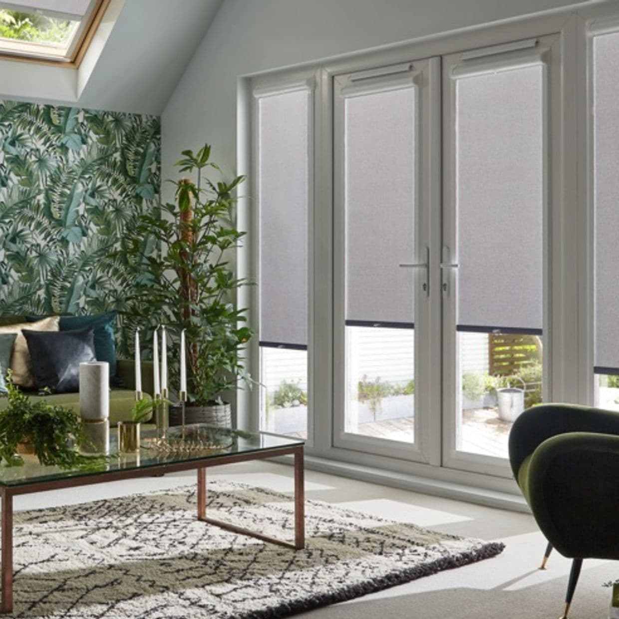 Acacia Silver Perfect Fit Roller blind