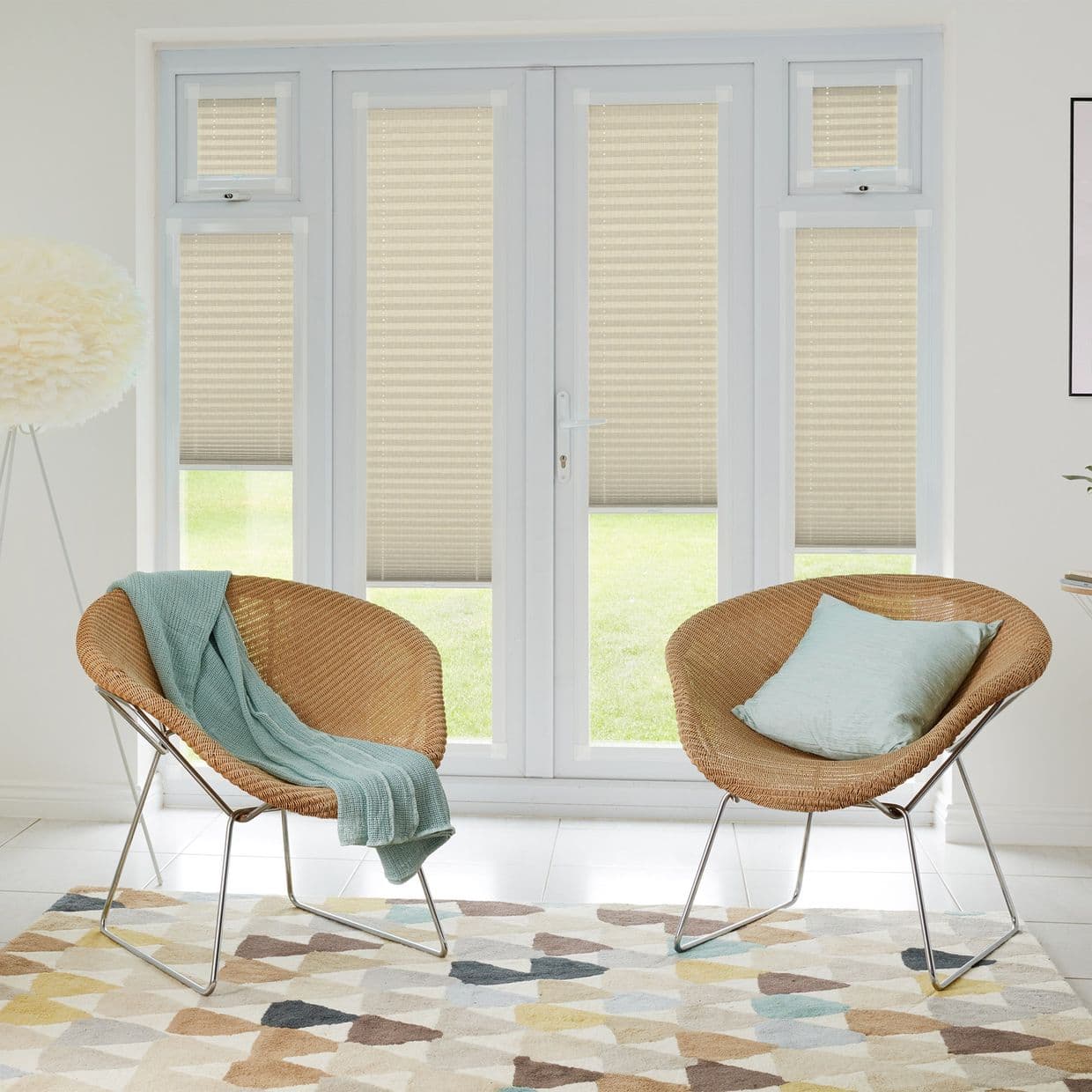 Highgrove Beige Perfect fit Pleated blind