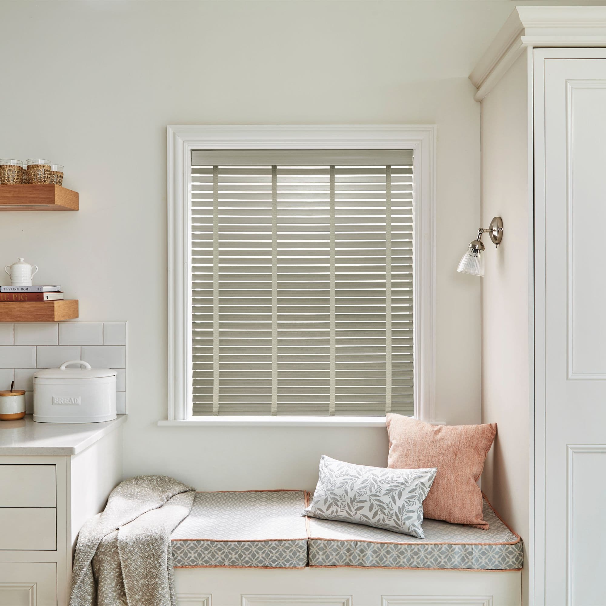 Ellwood Flint Grey Wooden blind