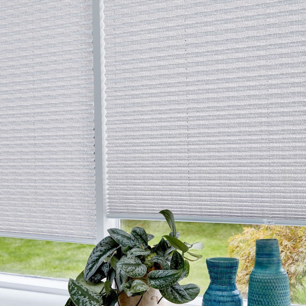 Infinity Grey Pleated Blind