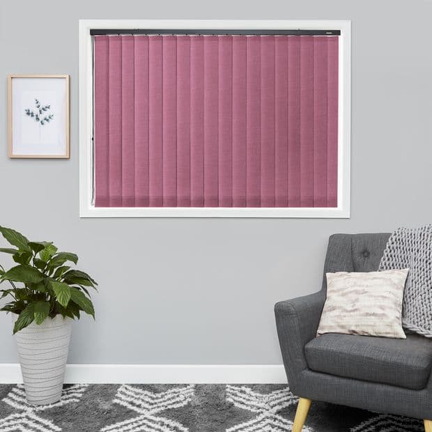 Tresco Plum Vertical Blind