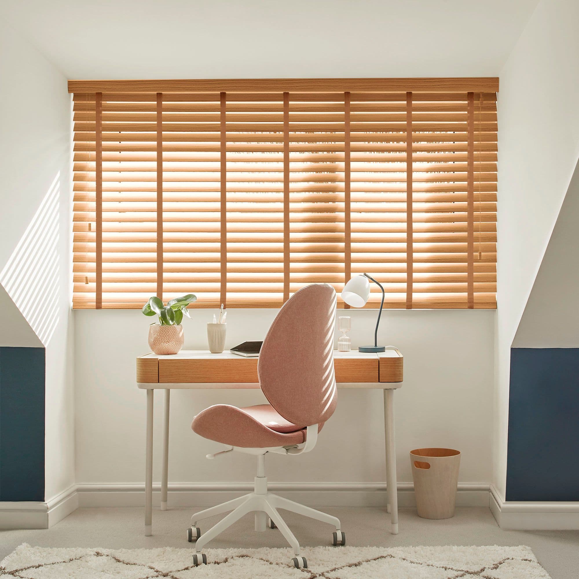 Illusions Spiced Chestnut Faux Wood Venetian