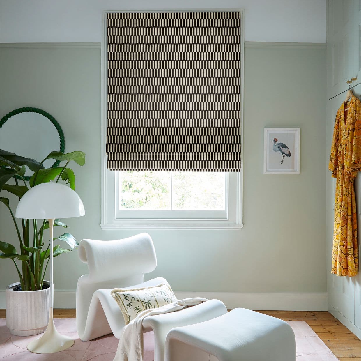 Micro Glaze Umber Roman Blind