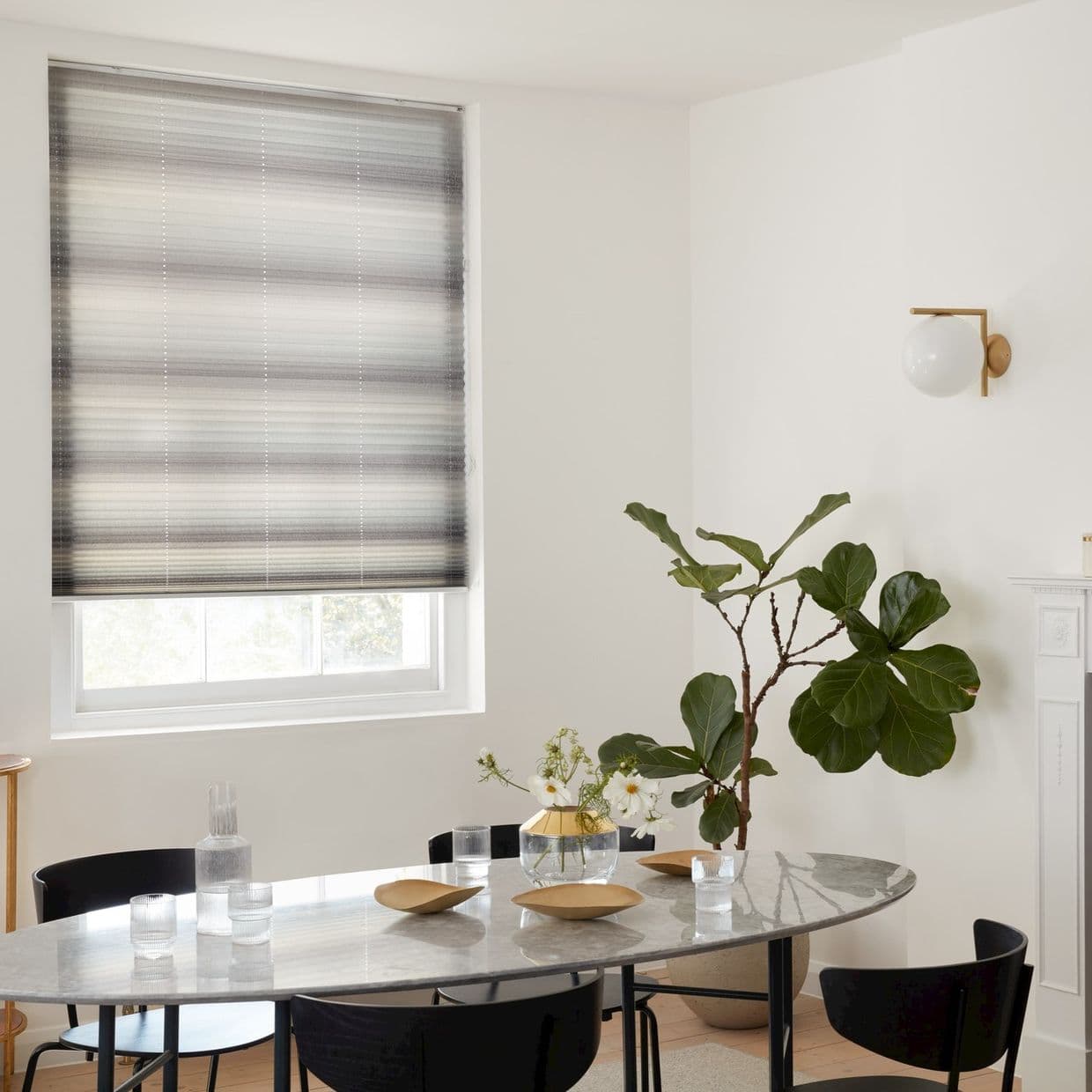 Harmony Grey Pleated Blind