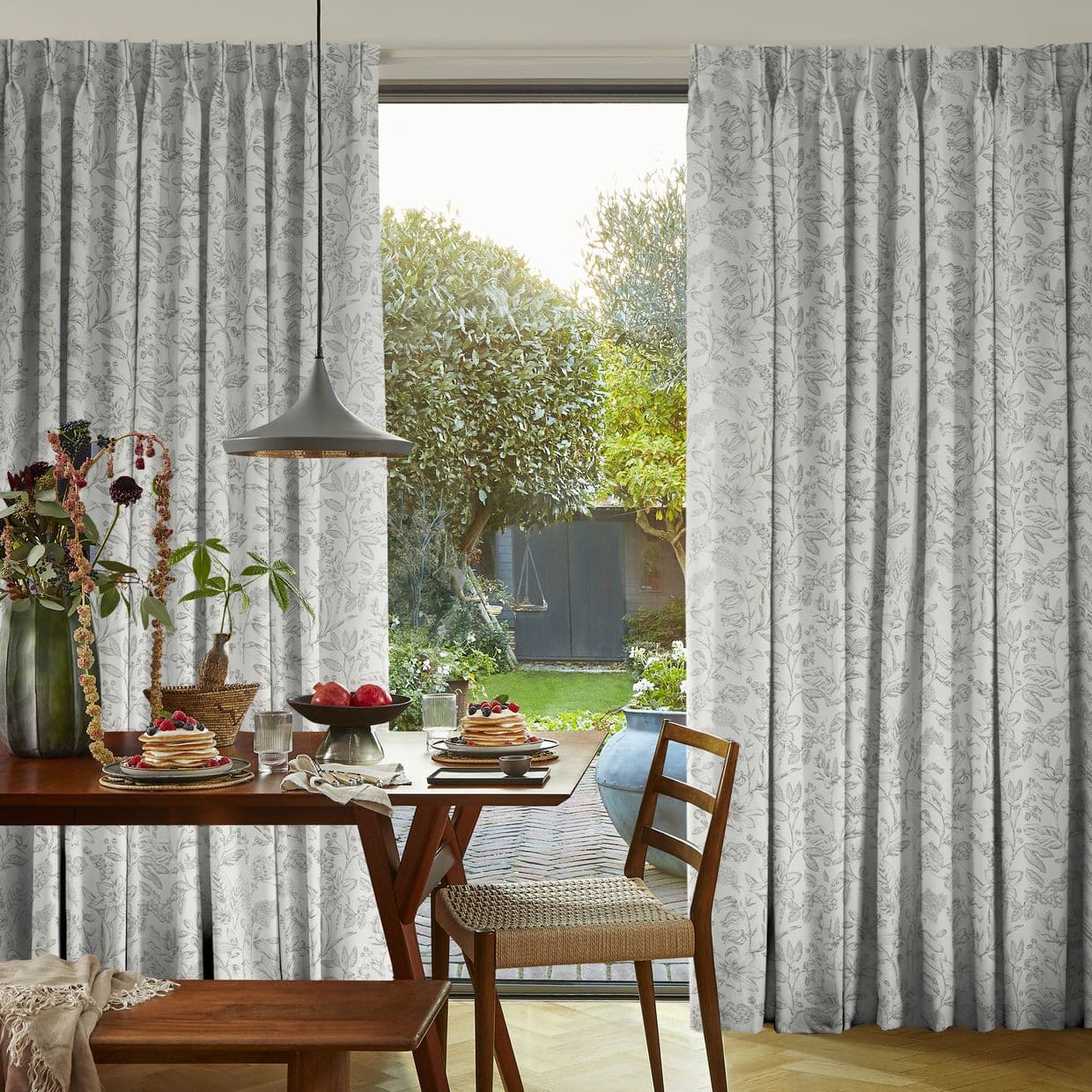Anika Silver Curtain