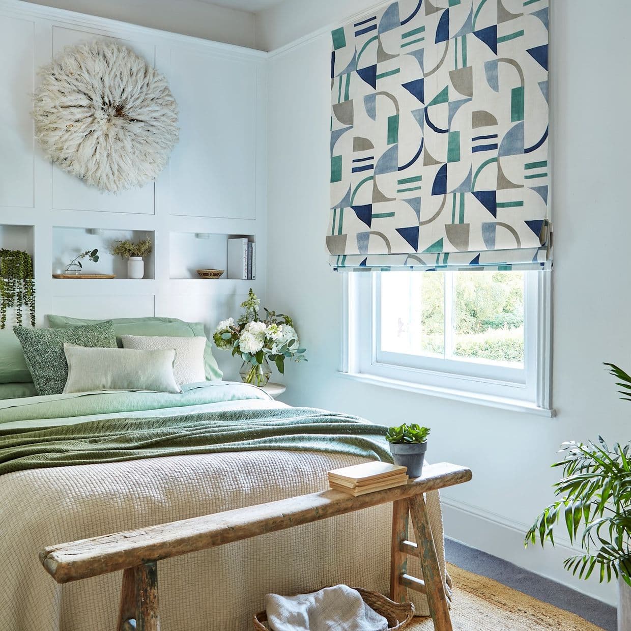 Block Ocean Roman blind