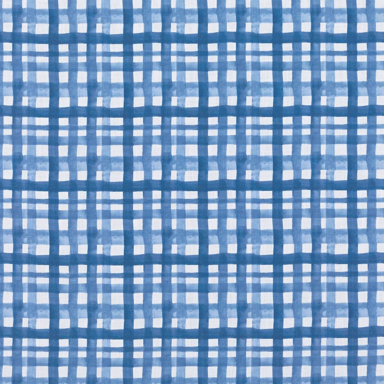 Gingham Bleu Curtain