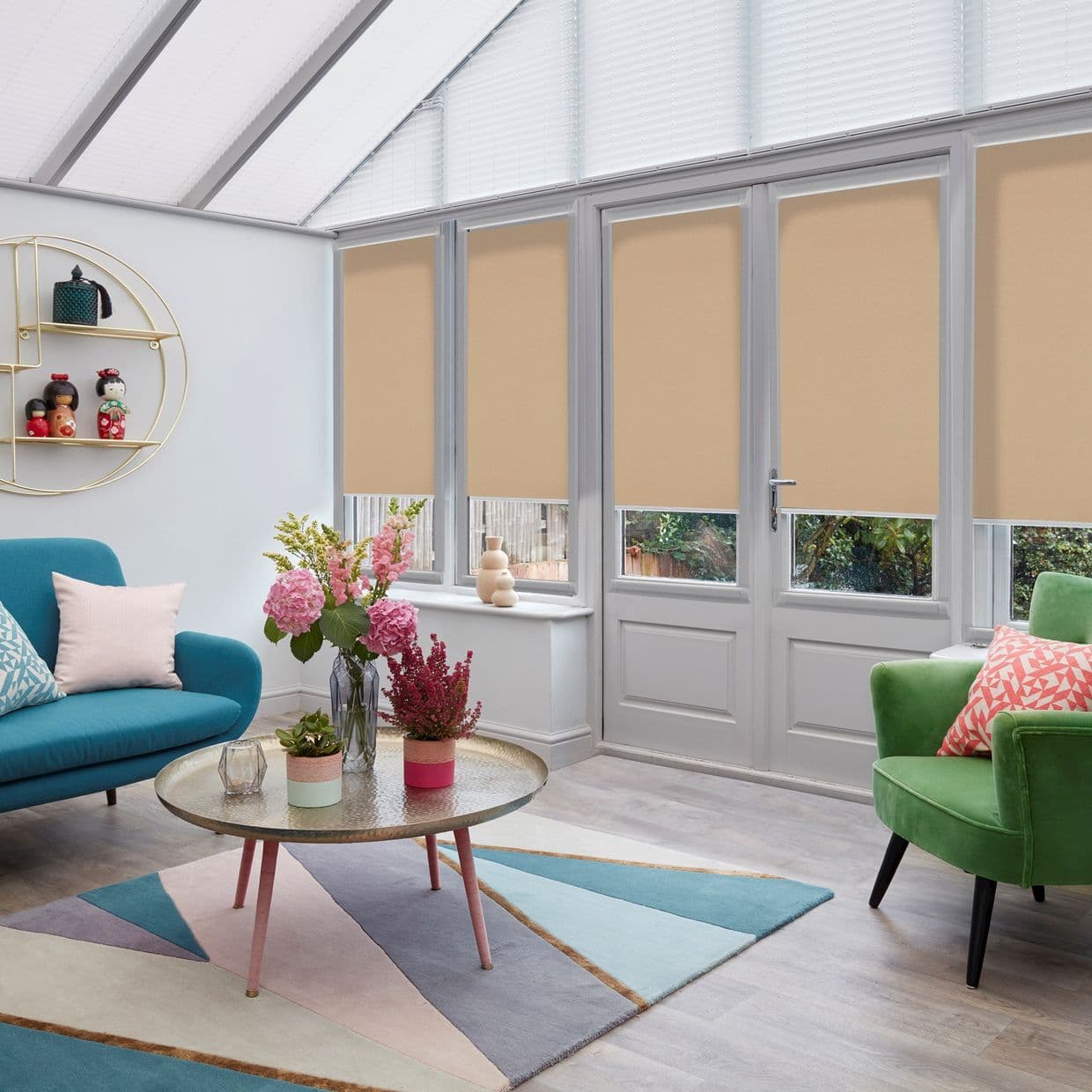 Cordova Natural Conservatory Roller blind