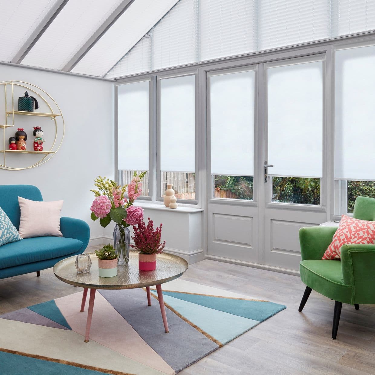Cordova Seaspray Conservatory Roller blind