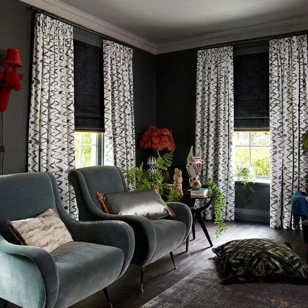 Wolfe Smoulder Curtains