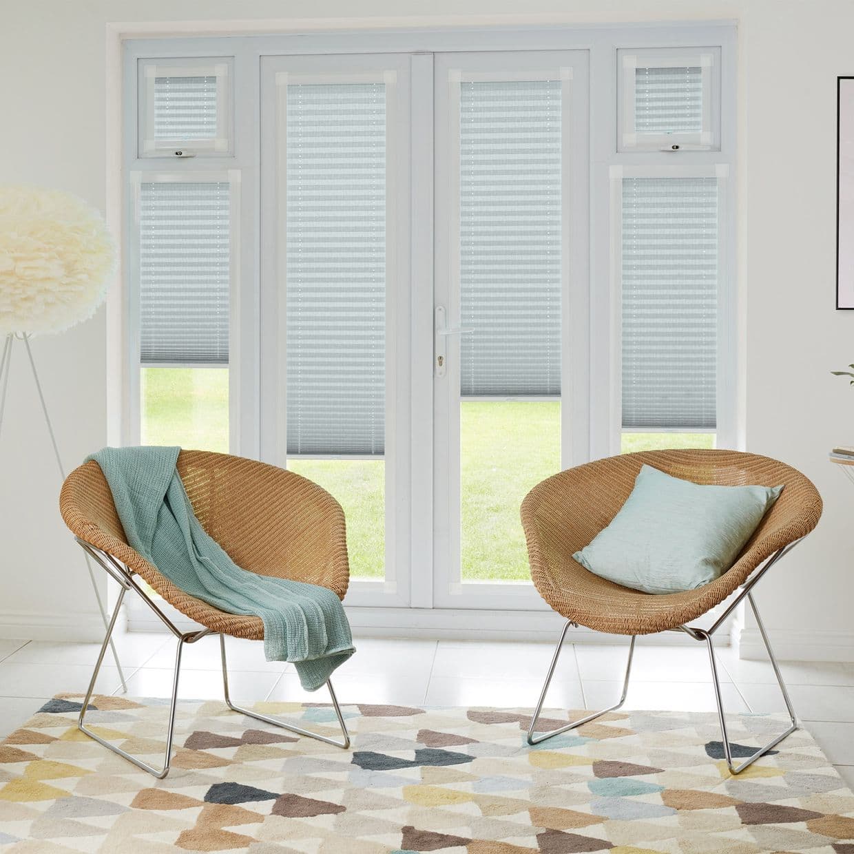 Thermashade Blackout White Perfect fit Pleated blind