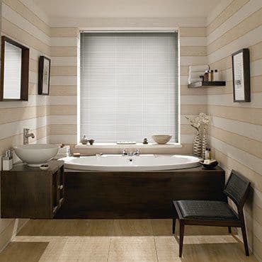 Sheer Luxury Brushed Nickel Venetian blind