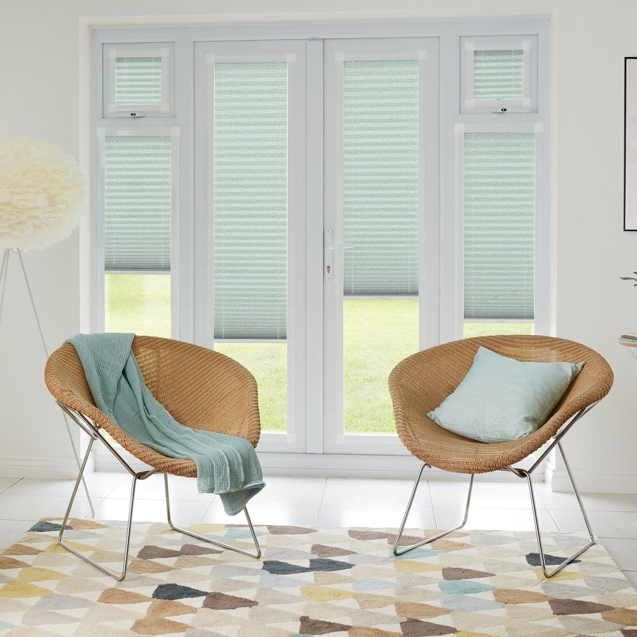 Highgrove Leaf Perfect fit Pleated blind