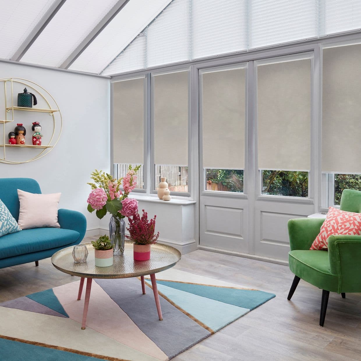 Ivy Smoke Conservatory Roller blind