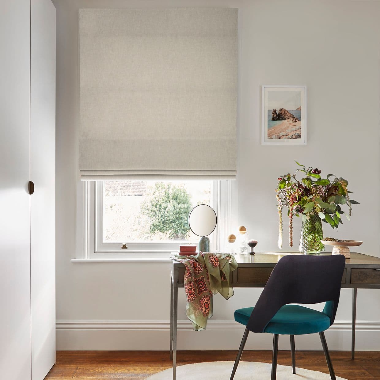 Harper Almond Roman blind