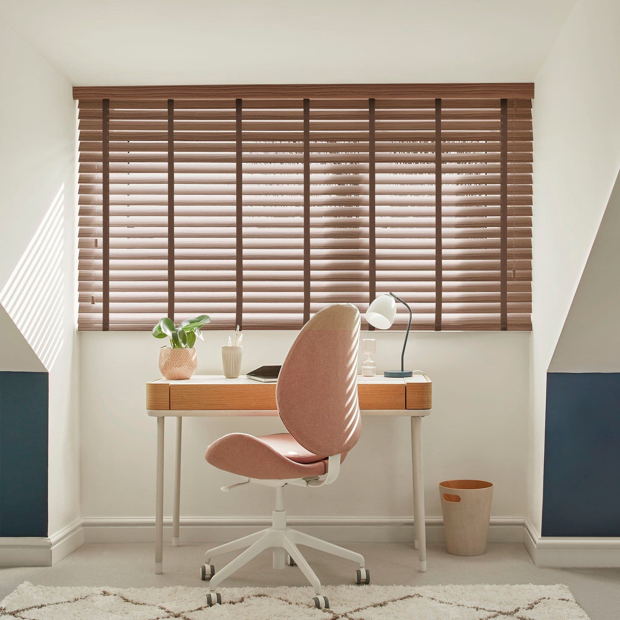 Illusions Burntwood Faux Wood Venetian