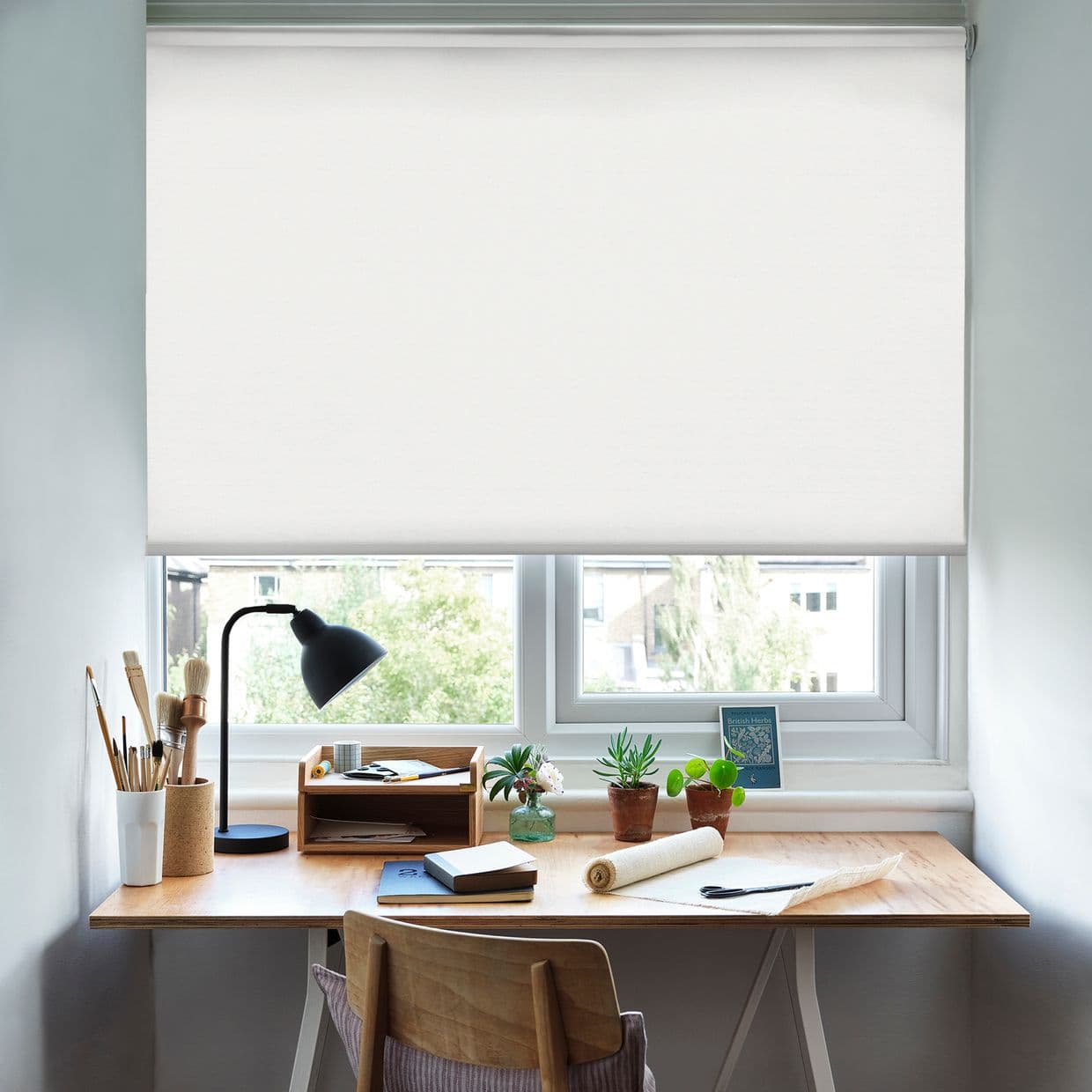 Kelis Blackout White Roller Blind